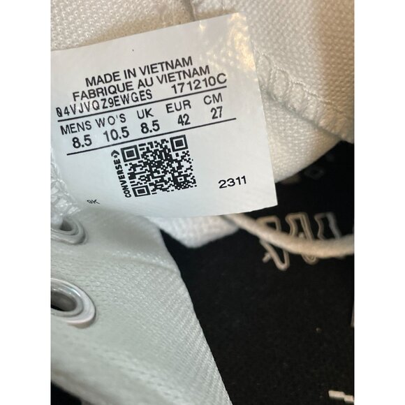 Converse Chuck Taylor Platform OX Mens Size 8.5 Shoes White Casual 171210C - Picture 8 of 8